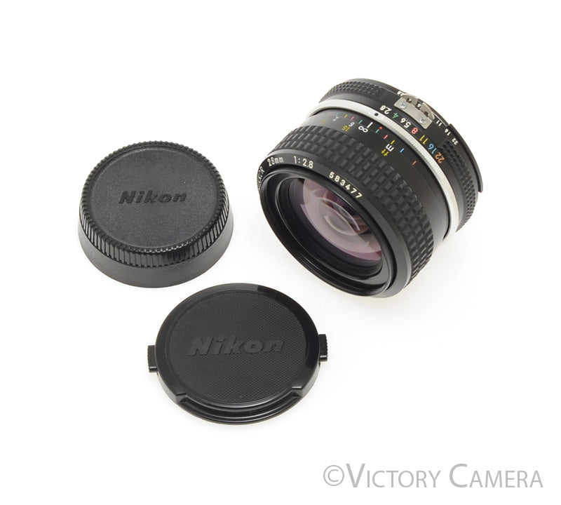 Nikon Nikkor 28mm f2.8 AI Manual Focus Wide Angle Prime Lens   [EXC+]