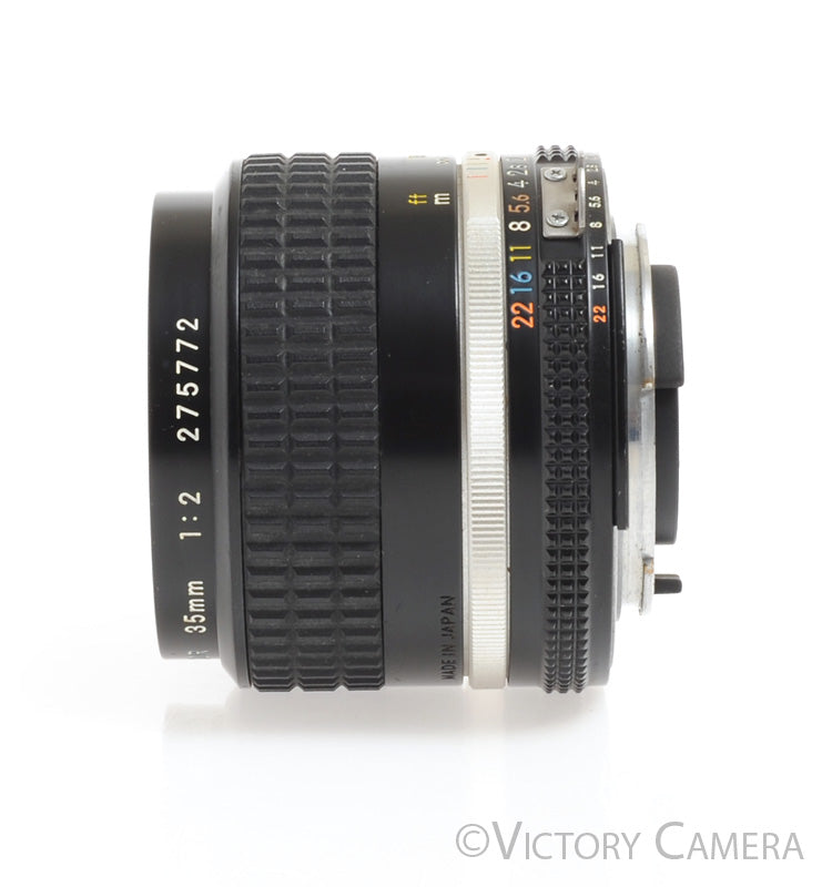 人気正規店Nikon Nikkor Ai-S 35mm F2.0 SIC 希少美品です レンズ(単焦点)