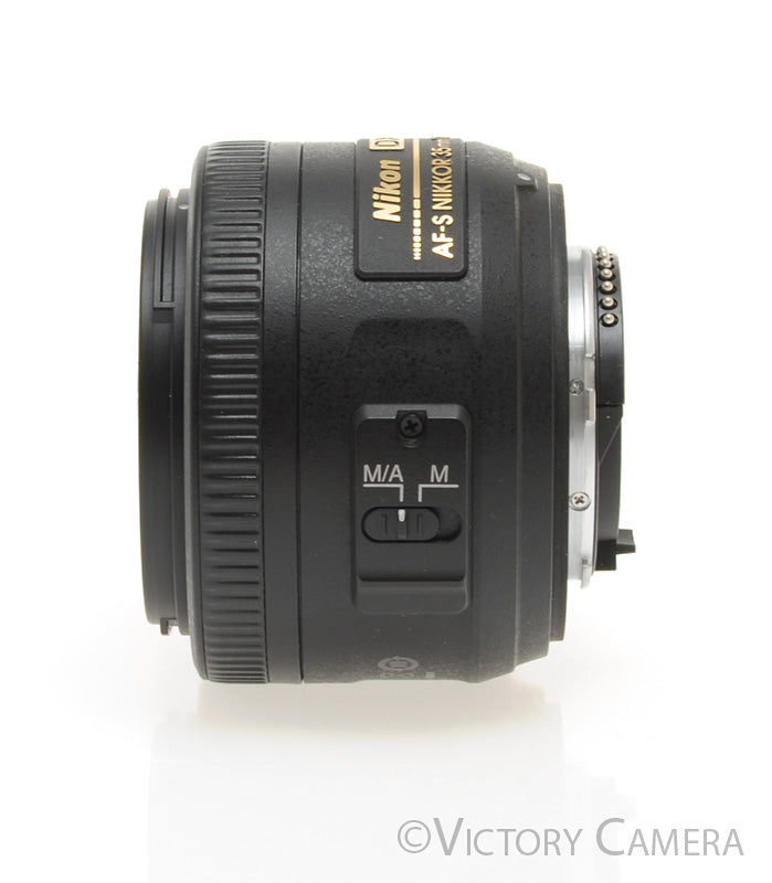 Nikon Nikkor AF-S 35mm f1.8 G DX Wide Angle Prime Lens w/ Shade [EXC+]