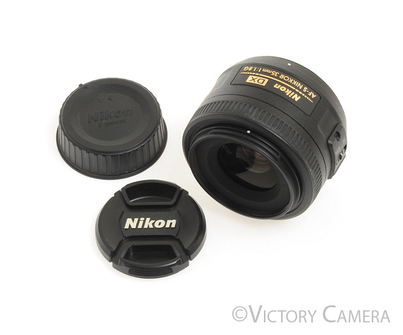 Nikon Nikkor AF-S 35mm f1.8 G DX Wide Angle Prime Lens  [EXC+] - Victory Camera