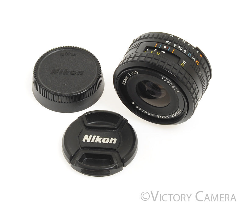 Nikon 35mm f/2.5 Series E Manual Focus AIS Prime top Lens