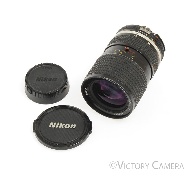 Nikon Zoom-Nikkor 35-70mm f3.5 Straight AI-S Manual Focus Lens -Rare- [EXC] - Victory Camera