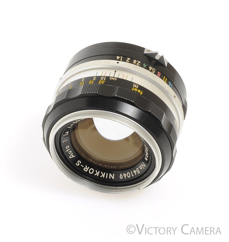 Nikon Nikkor-S 50mm f1.4 Non-Ai Manual Focus Lens  [EXC-] - Victory Camera