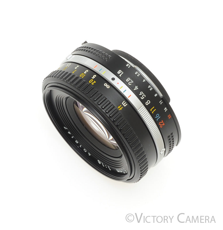 Nikon Nikkor 50mm F1.8 AI-S Lens (pancake version) [EXC-]