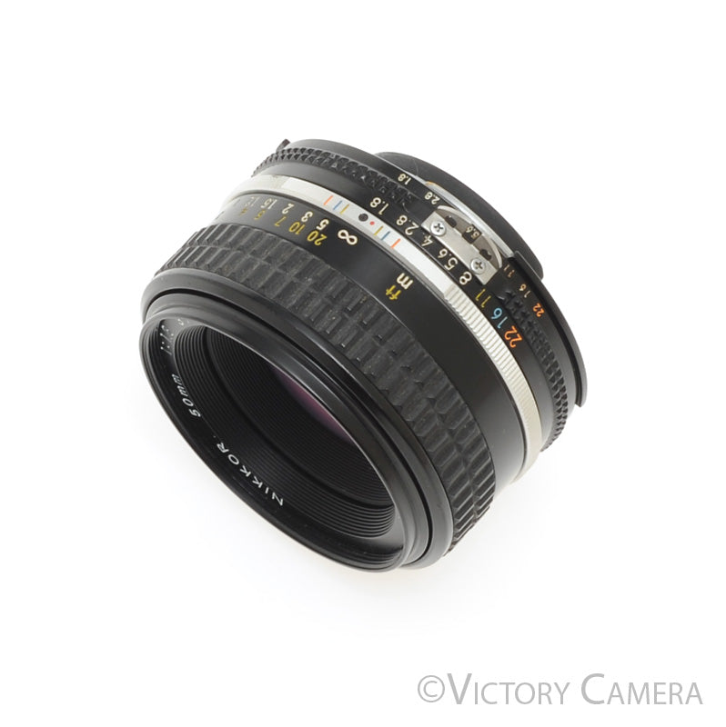 Nikon Nikkor 50mm F1.8 AI-S Manual Lens III -Long Version- [EXC] - Victory Camera