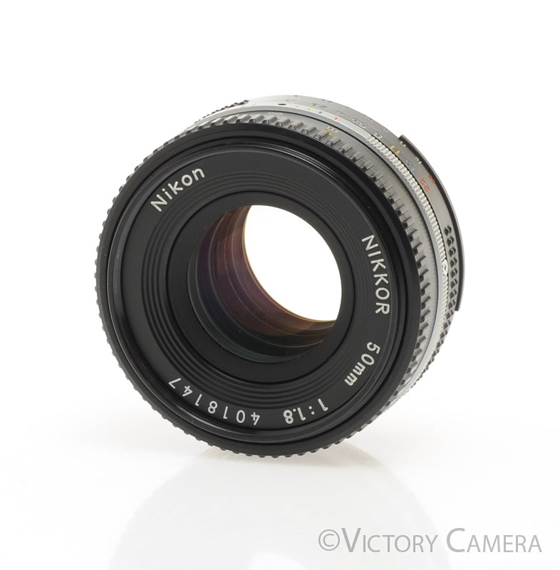 Nikon Nikkor 50mm F1.8 AI-S Lens (pancake version) [EXC-]