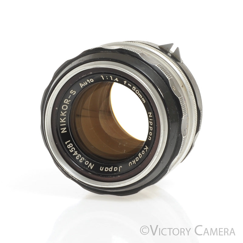 Nikon Nikkor-S 50mm f1.4 Non-Ai Manual Focus Lens [GOOD] - Victory Camera