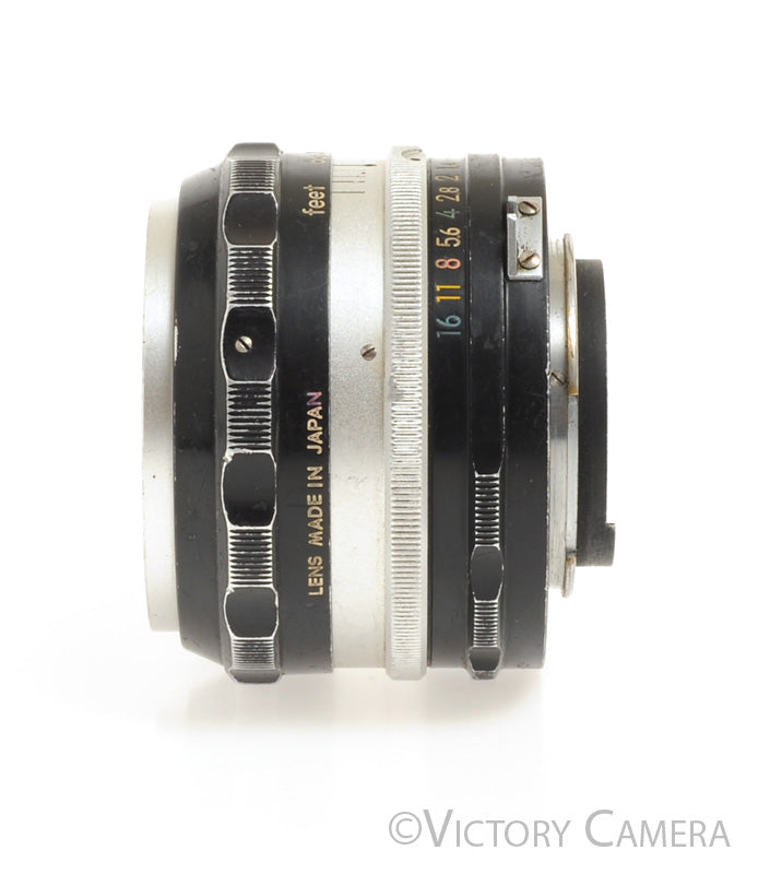 Nikon Nikkor-S 50mm f1.4 Non-Ai Manual Focus Lens [GOOD] - Victory Camera