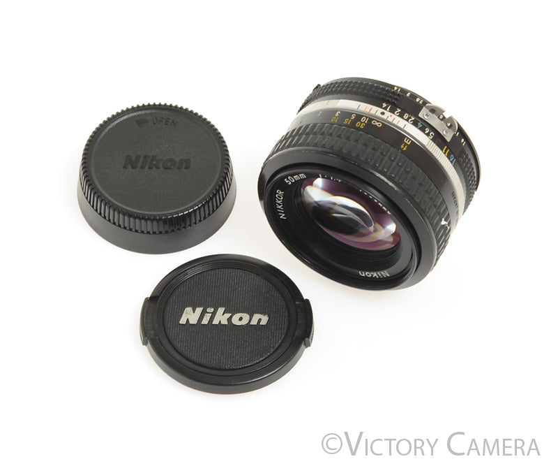 Nikon Nikkor 50mm F1.4 AI Manual Focus Standard Prime Lens [GOOD] - Victory Camera