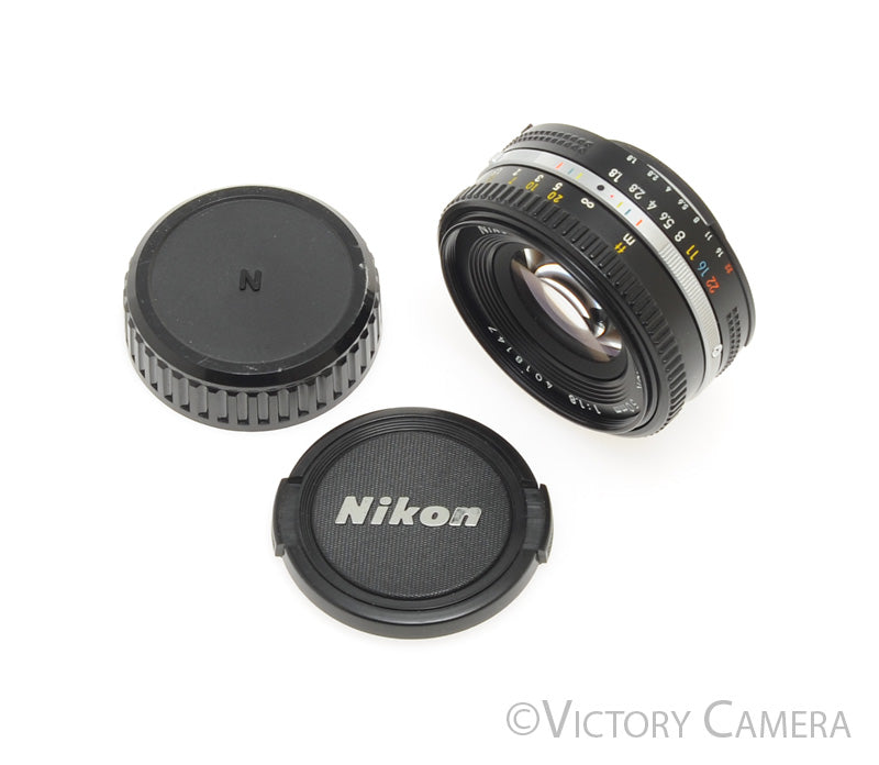 Nikon Nikkor 50mm F1.8 AI-S Lens (pancake version) [EXC-]