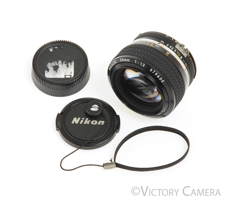 Nikon Nikkor 50mm f1.2 AI-S FAST Prime Lens [EXC+] - Victory Camera