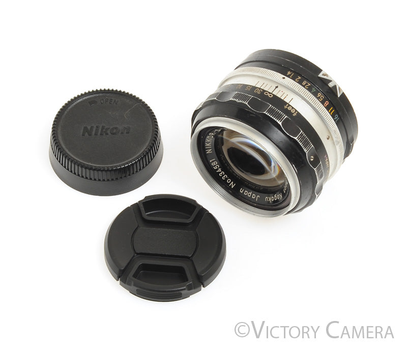 Nikon Nikkor-S 50mm f1.4 Non-Ai Manual Focus Lens [GOOD] - Victory Camera