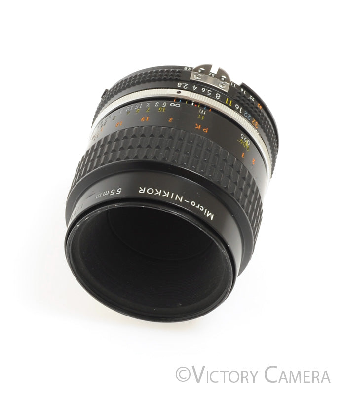 Nikon Micro-Nikkor 55mm f2.8 AI-S Man. Focus Lens -Good Focus- [EXC-] - Victory Camera