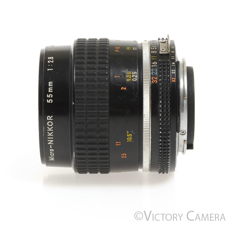 Nikon Micro-Nikkor 55mm f2.8 AI-S Man. Focus Lens -Smooth Focus- [EXC-] - Victory Camera