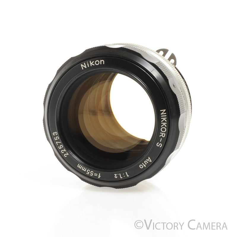 Nikon Nikkor-S 55mm f1.2 Factory AI&#39;d FAST Prime Lens [EXC] - Victory Camera