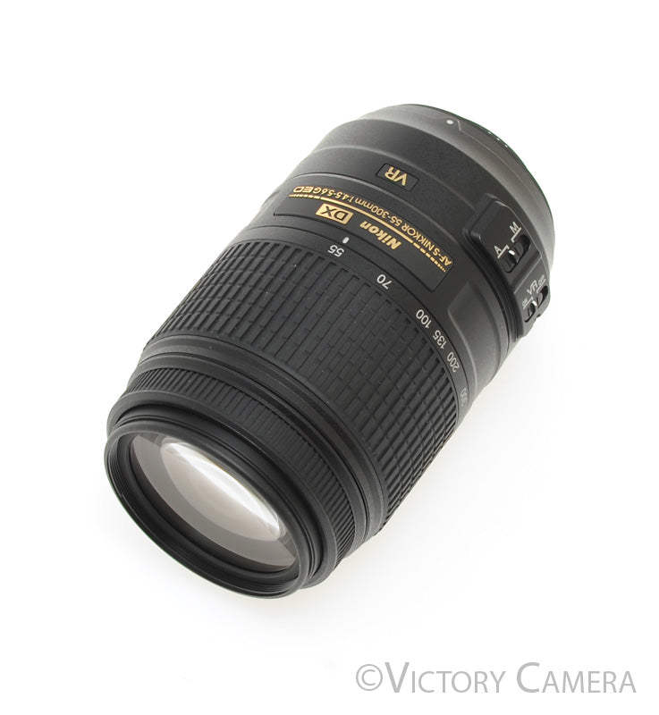 Nikon Nikkor AF-S 55-300mm f4.5-5.6 G ED VR DX Telephoto Zoom Lens [MINT-] - Victory Camera