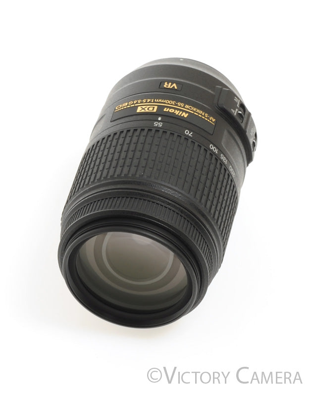 Nikon Nikkor AF-S 55-300mm f4.5-5.6 G ED VR DX Telephoto Zoom Lens [MINT-] - Victory Camera