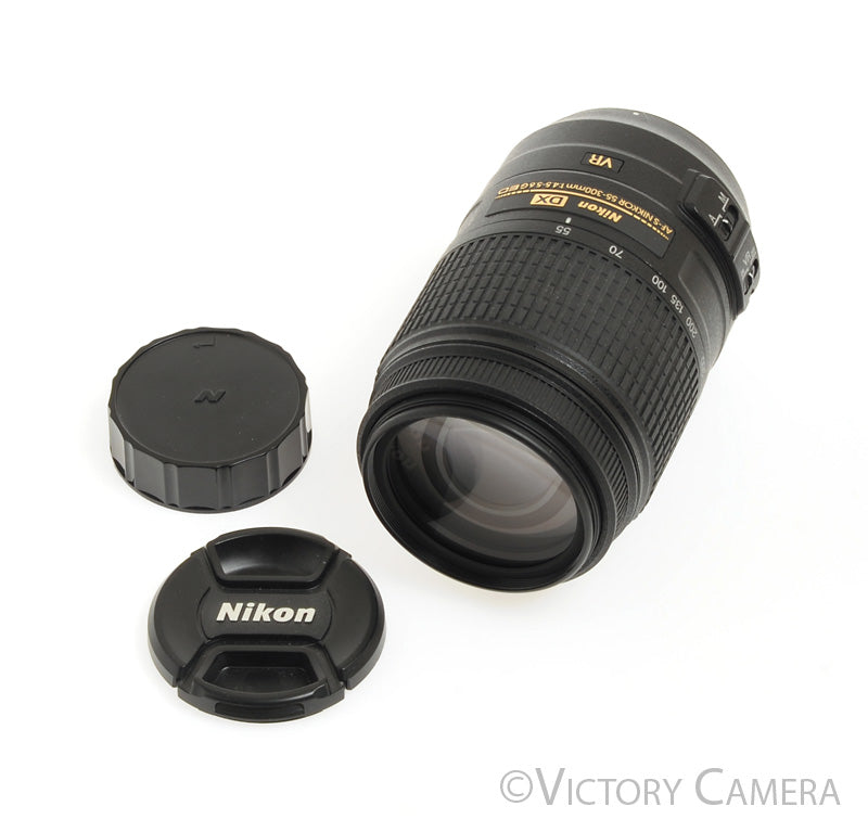 Nikon Nikkor AF-S 55-300mm f4.5-5.6 G ED VR DX Telephoto Zoom Lens [EXC+]