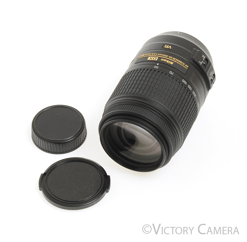 Nikon Nikkor AF-S 55-300mm f4.5-5.6 G ED VR DX Telephoto Zoom Lens [MINT-] - Victory Camera