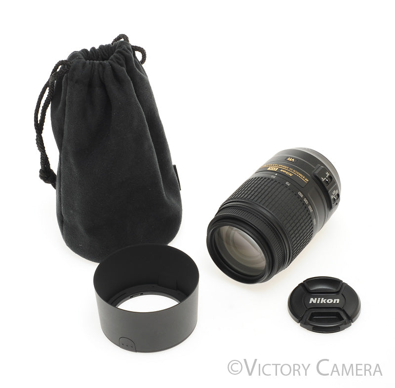 Nikon Nikkor AF-S 55-300mm f4.5-5.6 G ED VR DX Telephoto Zoom Lens [MINT-] - Victory Camera