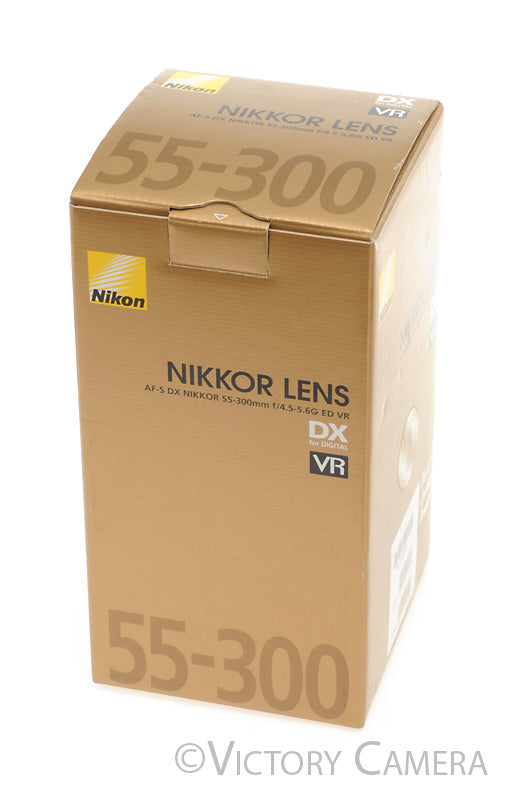 Nikon Nikkor AF-S 55-300mm f4.5-5.6 G ED VR DX Telephoto Zoom Lens [MINT-] - Victory Camera