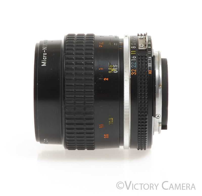 Nikon Micro-Nikkor 55mm f2.8 AI-S Man. Focus Lens -Good Focus- [EXC-] - Victory Camera