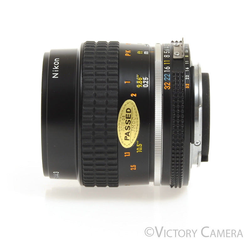 Nikon Micro-Nikkor 55mm f2.8 AI-S Man. Focus Lens -Smooth Focus- [EXC+]