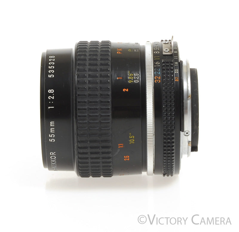 Nikon Micro-Nikkor 55mm f2.8 AI-S Man. Focus Lens -Smooth Focus- [EXC-]