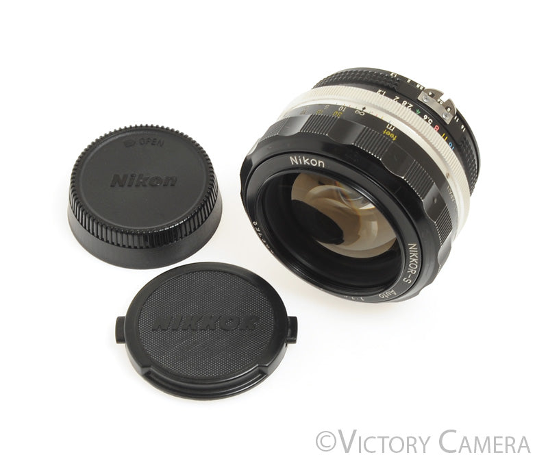 Nikon Nikkor-S 55mm f1.2 Factory AI&#39;d FAST Prime Lens [EXC] - Victory Camera