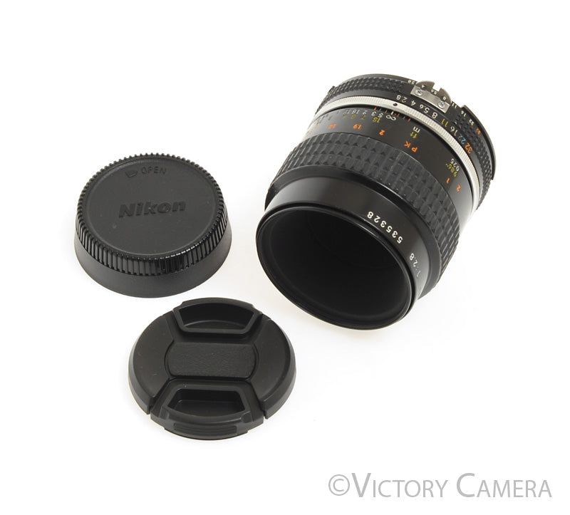 Nikon Micro-Nikkor 55mm f2.8 AI-S Man. Focus Lens -Smooth Focus- [EXC-]