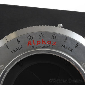 Nikon APO-Nikkor 610mm F9 Large Format Lens in Alphax Shutter on Calum