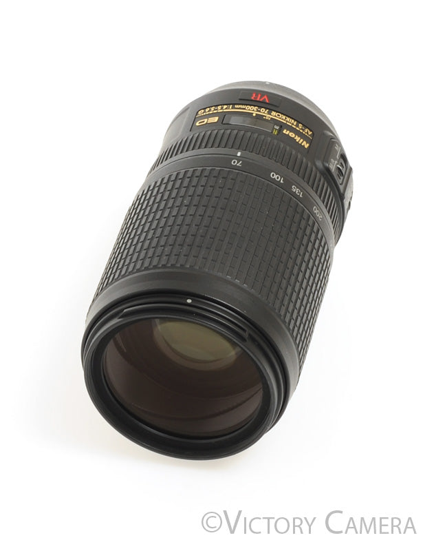 Nikon Nikkor AF-S 70-300mm f4.5-5.6 G ED VR Telephoto Zoom Lens -Clean w/ Shade- [EXC+] - Victory Camera