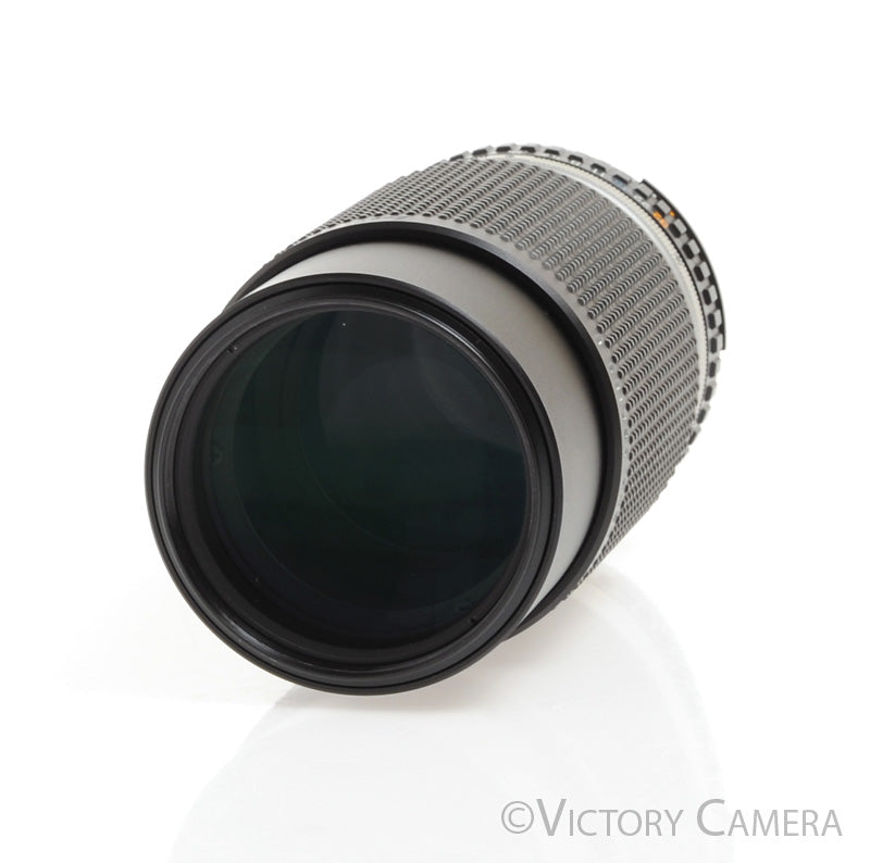 Nikon Series-E 75-150mm f3.5 AI-S Portrait Zoom Lens w/ Nikon HN-21 Ho