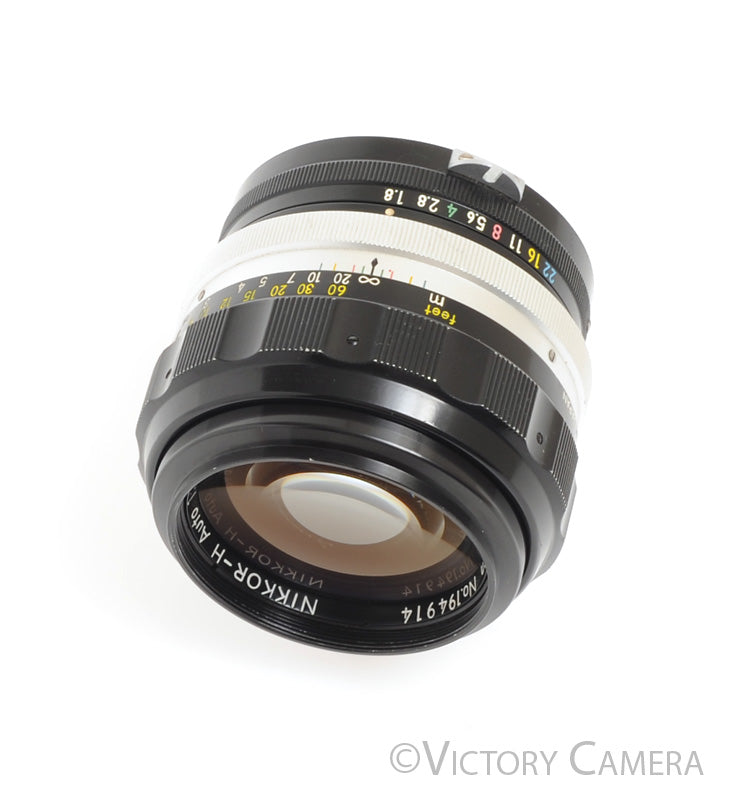 Nikon Nikkor-H 85mm f1.8 non-AI Portrait Prime Lens -Clean-
