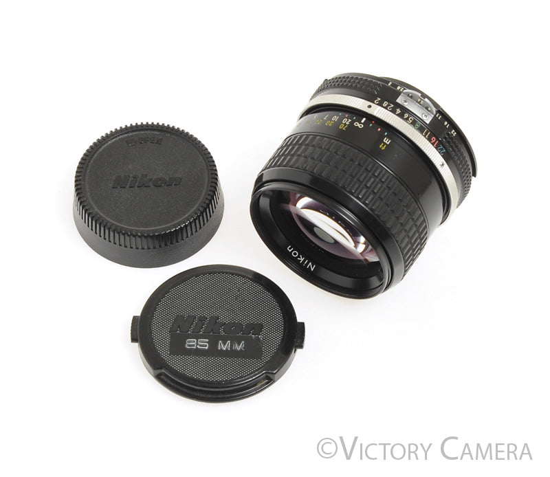 Nikon Nikkor 85mm f2.0 AI Manual Focus Portrait Lens [EXC+] - Victory Camera