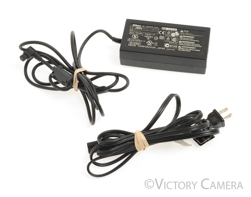 Genuine Nikon EH-6 AC Adapter for Nikon D200, D2, D3, D4 Cameras [EX] - Victory Camera