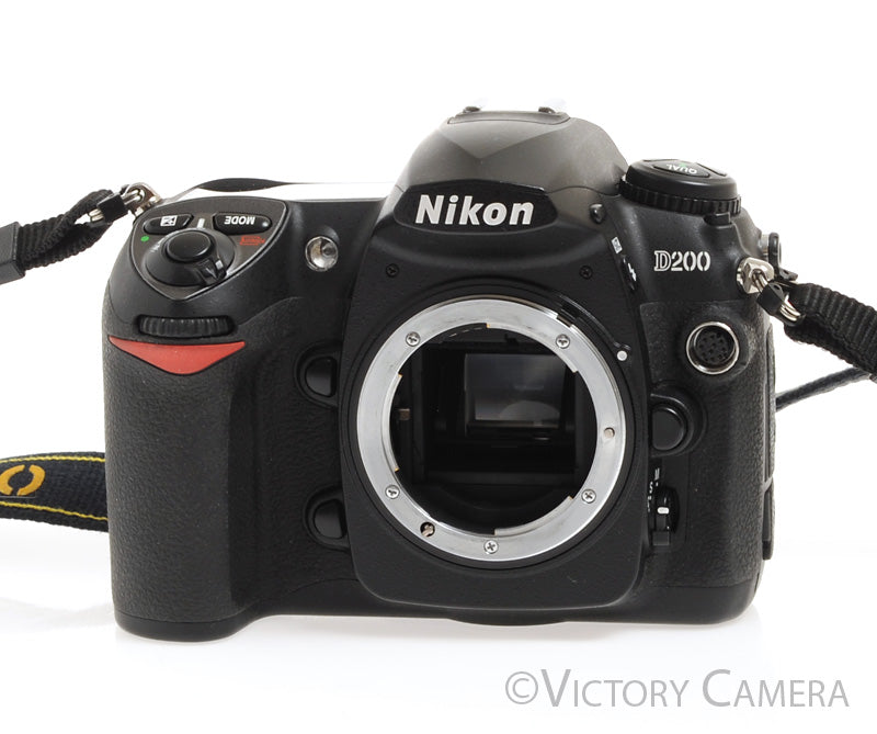 Nikon D200 Digital SLR Camera Body (~6300 Shots) w/ Battery and Charger - Victory Camera