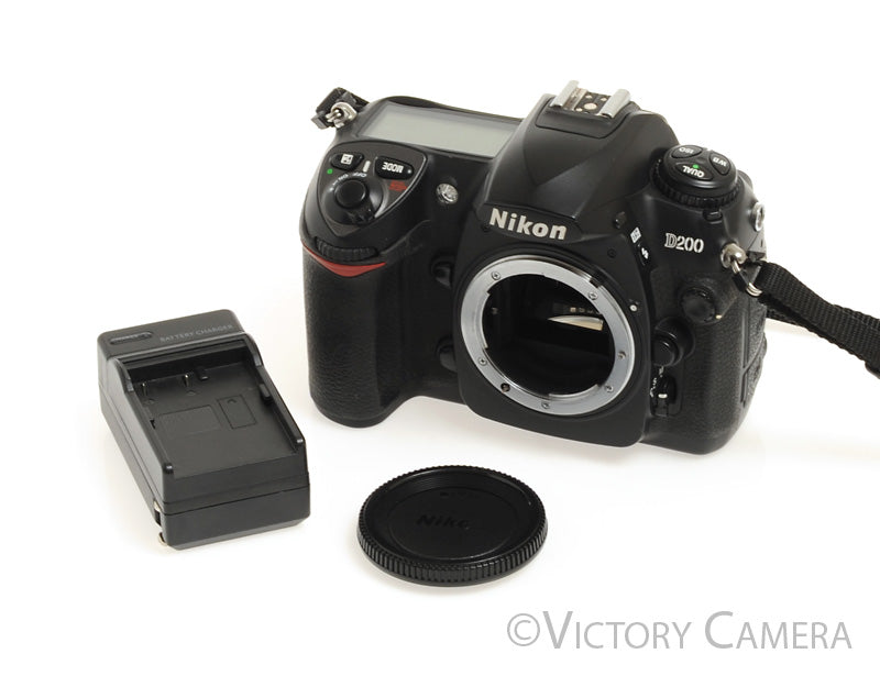 Nikon D200 Digital SLR Camera Body (22,800 Shots) w/ Battery and Charger [EX+] - Victory Camera