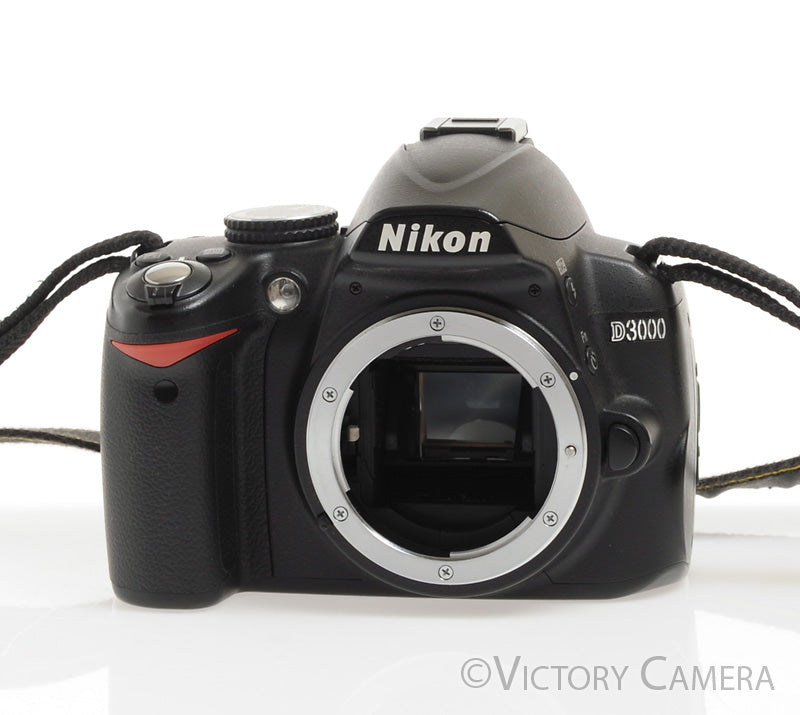 Nikon D3000 10.2mp Digital SLR Camera Body ~2,700 Shots, BGN - Victory Camera