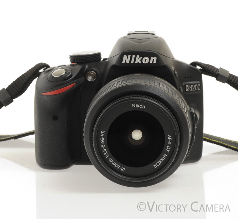 Nikon D3200 Digital SLR Camera Body w/ 18-55mm AF-S Lens ~60 Shots [MINT-]