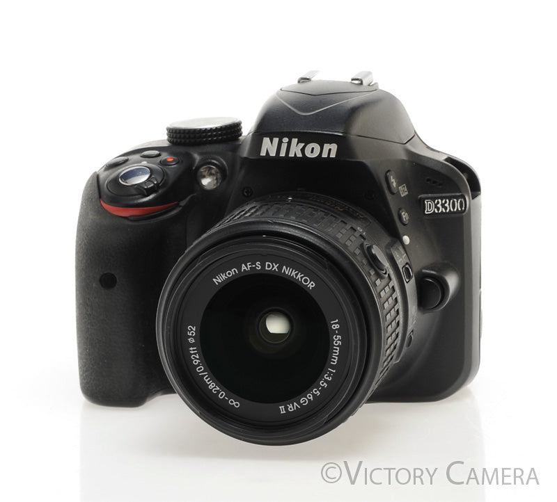 Nikon D3300 24MP Digital SLR Camera w/ 18-55mm VR II Lens [EXC]