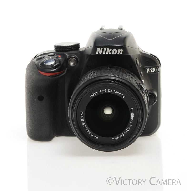 Nikon D3300 24MP Digital SLR Camera w/ 18-55mm VR II Lens [EXC]