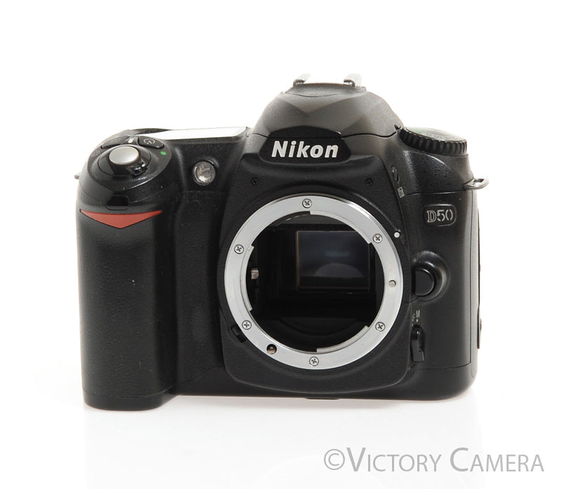 Nikon D50 6.1MP Digital SLR Camera w/ Battery &amp; Charger (~53600 Shots) [EXC+] - Victory Camera