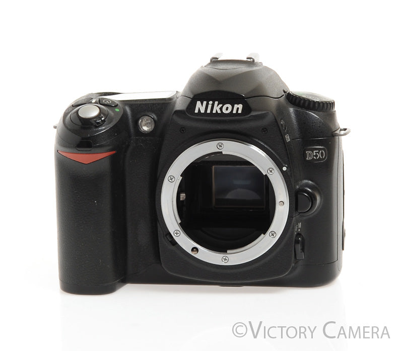 Nikon D50 6.1MP Digital SLR Camera w/ Battery & Charger (~53600 Shots) - Victory Camera