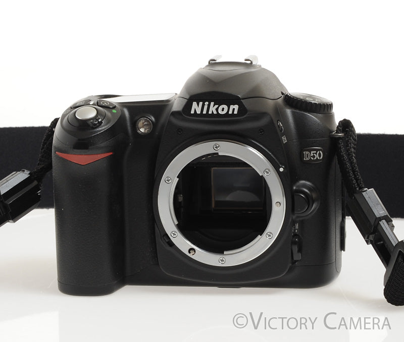 Nikon D50 6.1MP Digital SLR Camera w/ Battery & Charger (~7000 Shots) - Victory Camera