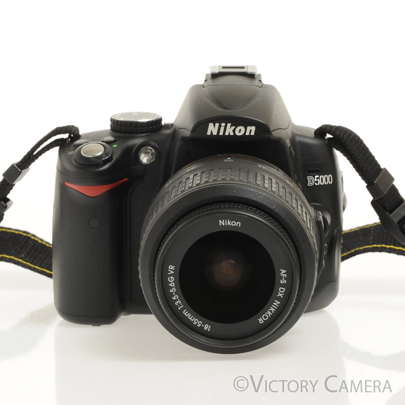 Nikon D5000 12.3MP Digital SLR Camera Body w/ 18-55mm Lens ~4700 Shots [MINT-] - Victory Camera