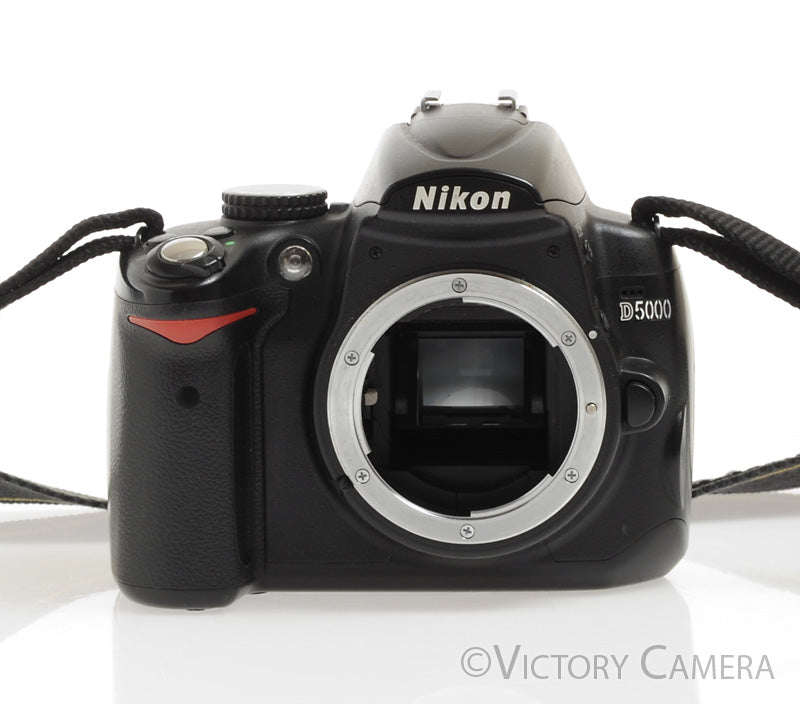 Nikon D5000 12.3MP Digital SLR Camera Body w/ Charger (~40,000 shots) [EXC] - Victory Camera