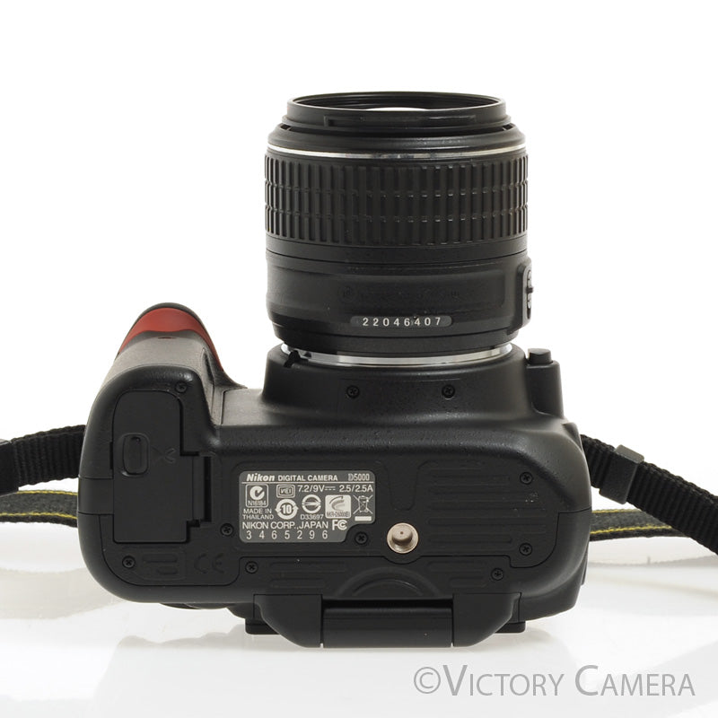 Nikon D5000 12.3MP Digital Camera w/ 18-55mm Lens -Shutter Count ~1400 [EXC+] - Victory Camera