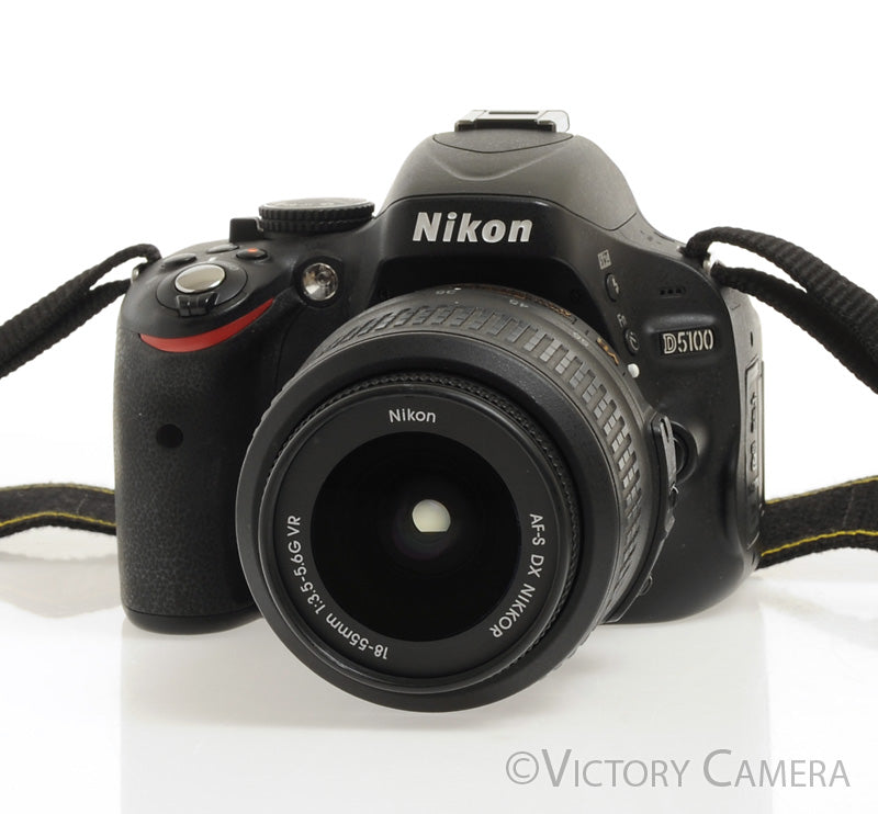 Nikon D5100 16.2MP DSLR w/ 18-55mm Zoom Lens (~4100 Shots) [MINT-] - Victory Camera