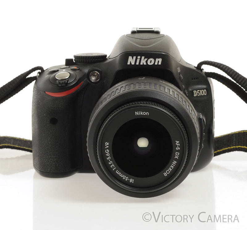 Nikon D5100 16.2MP DSLR w/ 18-55mm Zoom Lens (~4100 Shots) [MINT-] - Victory Camera